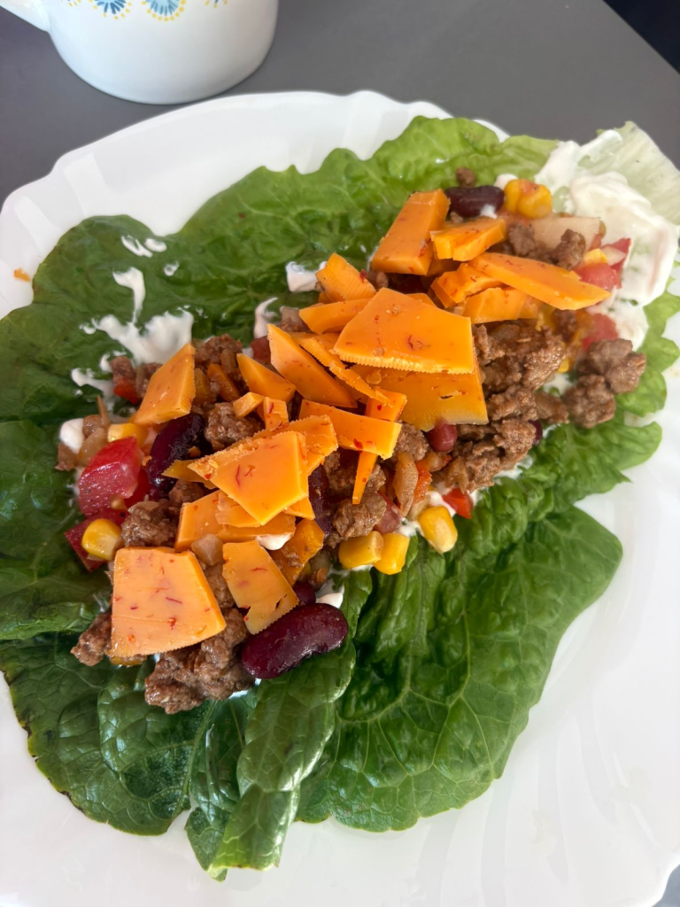 High-Protein Taco Lettuce Wrap
