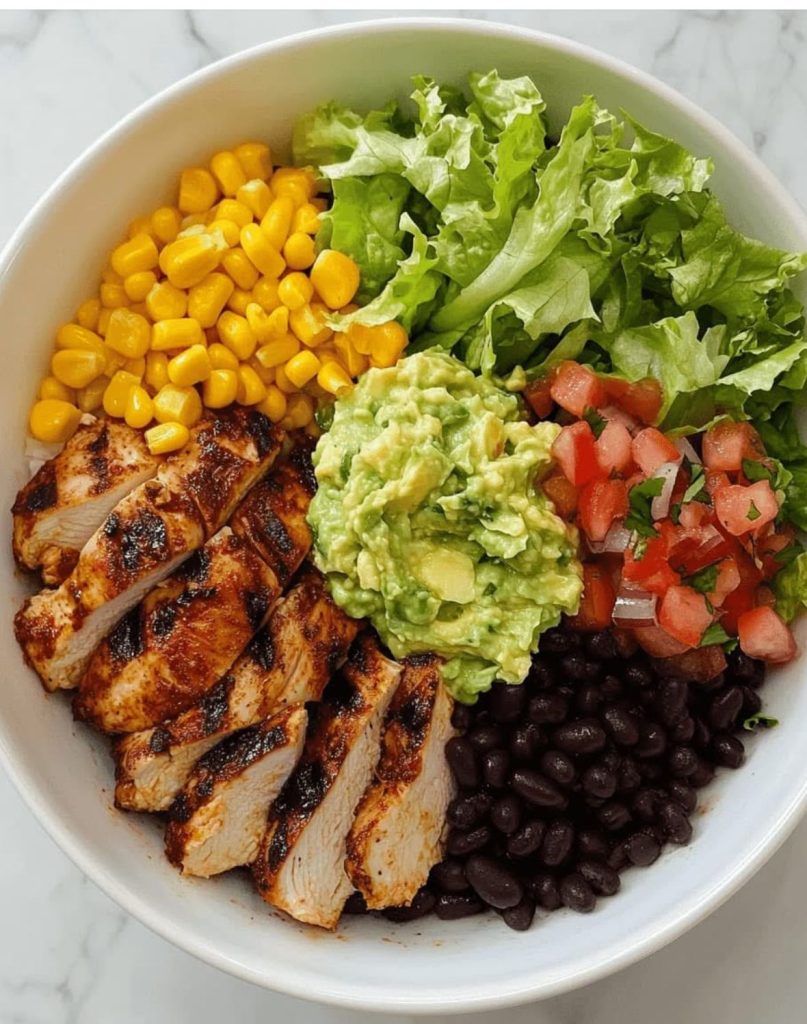 Chicken fajita bowl